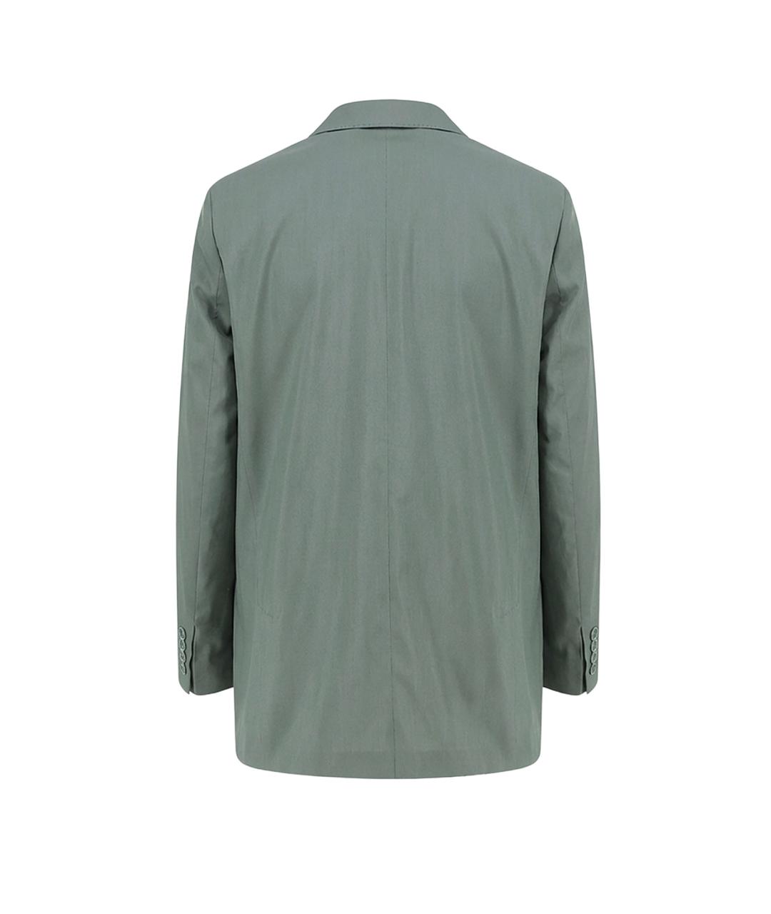 MAX MARA Зеленый шерстяной жакет/пиджак, фото 2