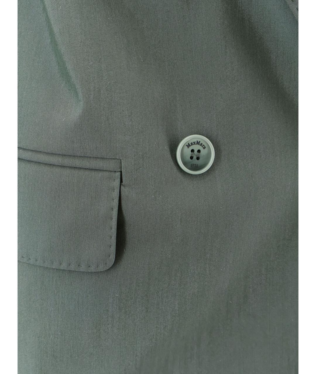 MAX MARA Зеленый шерстяной жакет/пиджак, фото 3