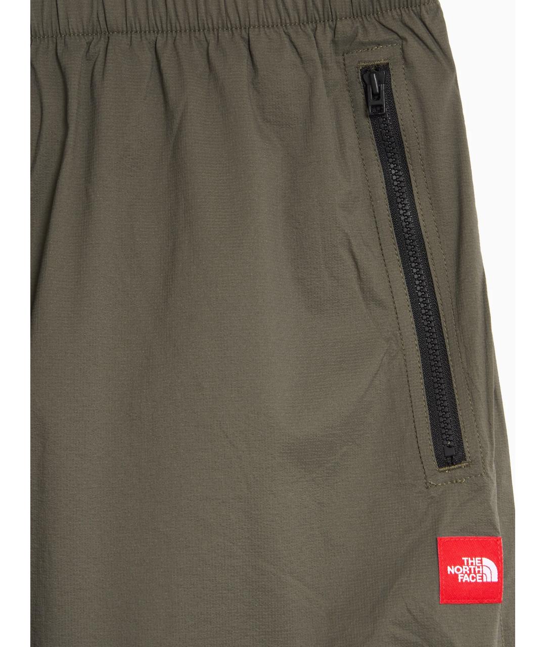 THE NORTH FACE Зеленые полиамидовые брюки чинос, фото 3