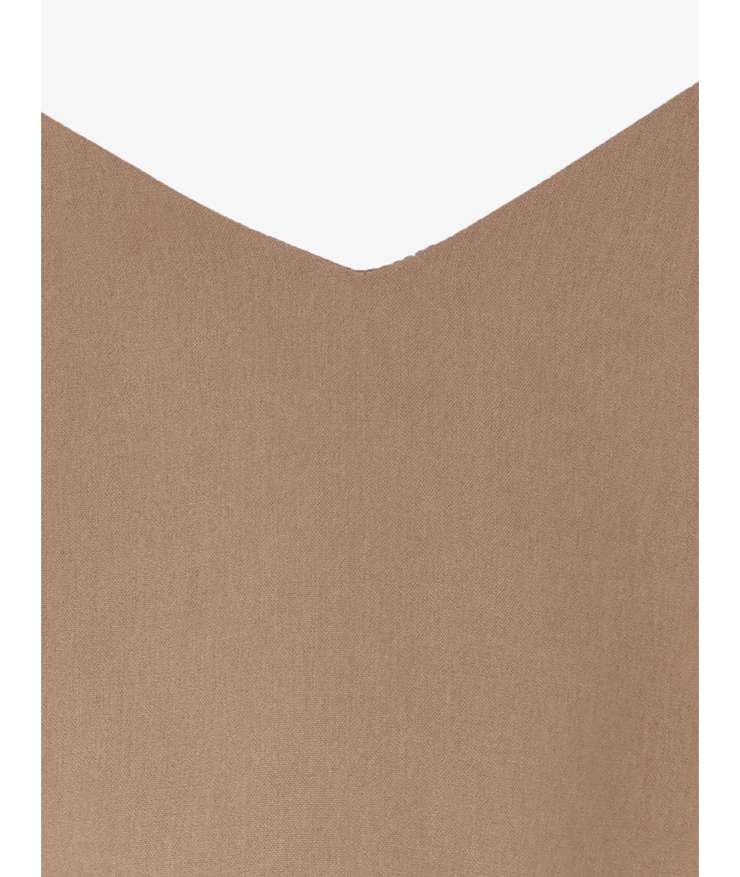 MAX MARA Коричневая майка, фото 3