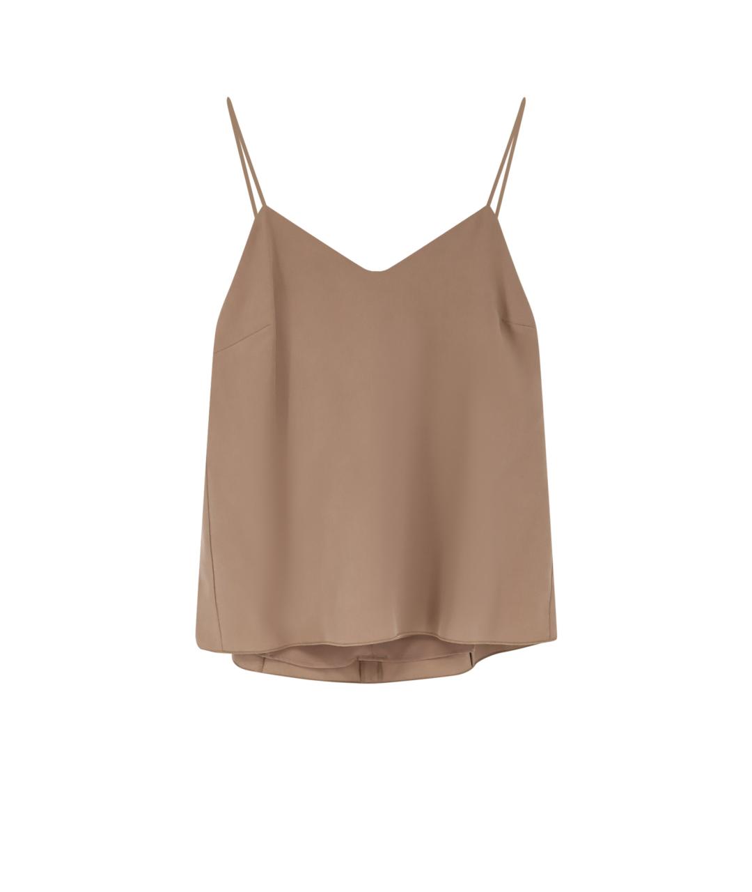 MAX MARA Коричневая майка, фото 1