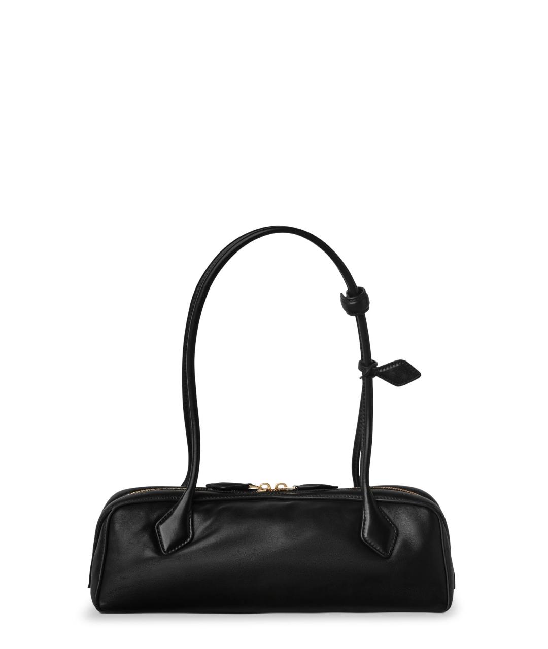 ALAIA Черная кожаная сумка через плечо, фото 2