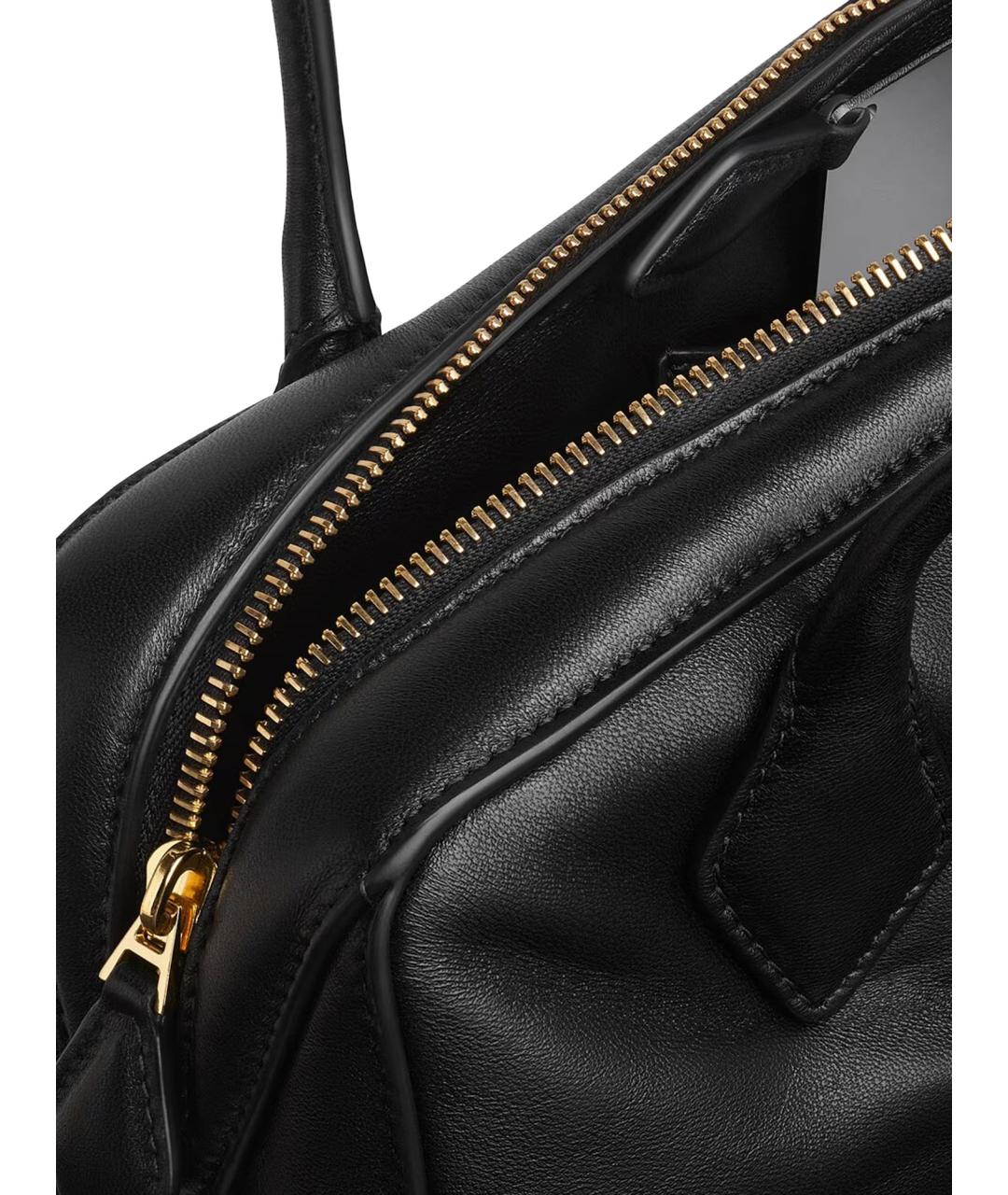 ALAIA Черная кожаная сумка через плечо, фото 4