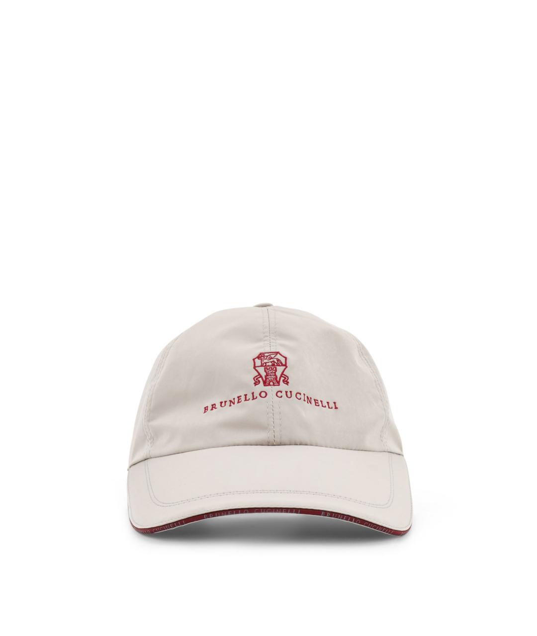 BRUNELLO CUCINELLI Бежевая кепка/бейсболка, фото 1