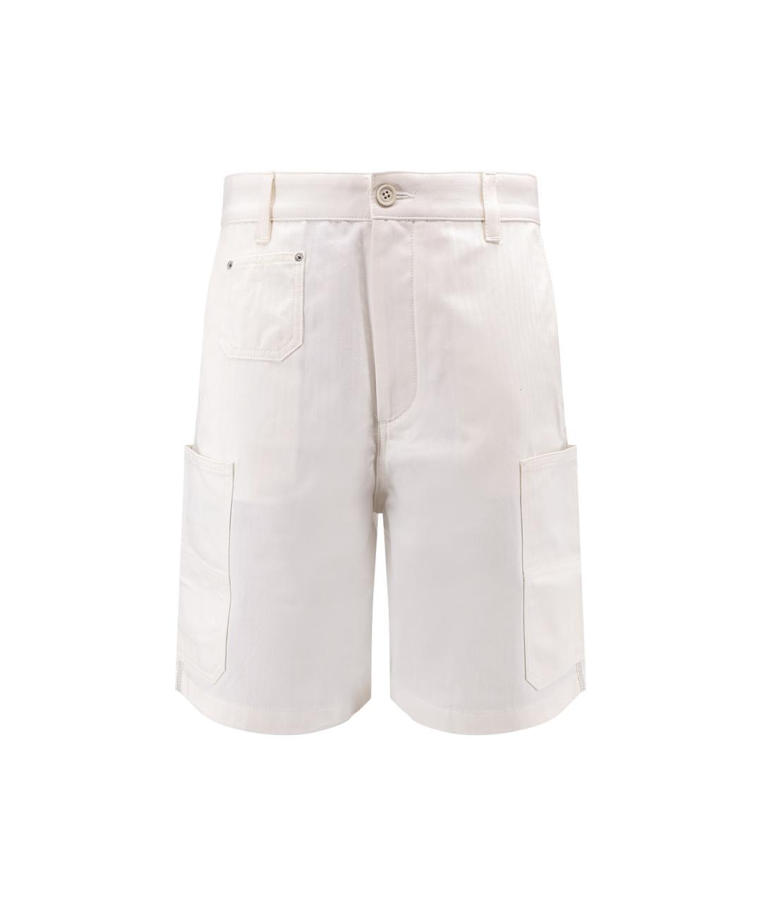 GIVENCHY Белые хлопковые шорты, фото 1