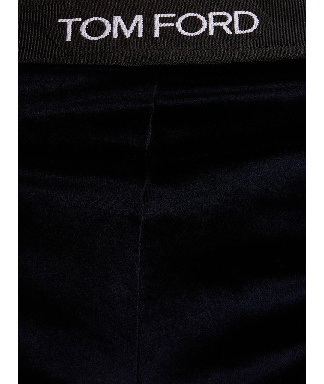 TOM FORD Темно-синие хлопковые леггинсы и велосипедки, фото 3