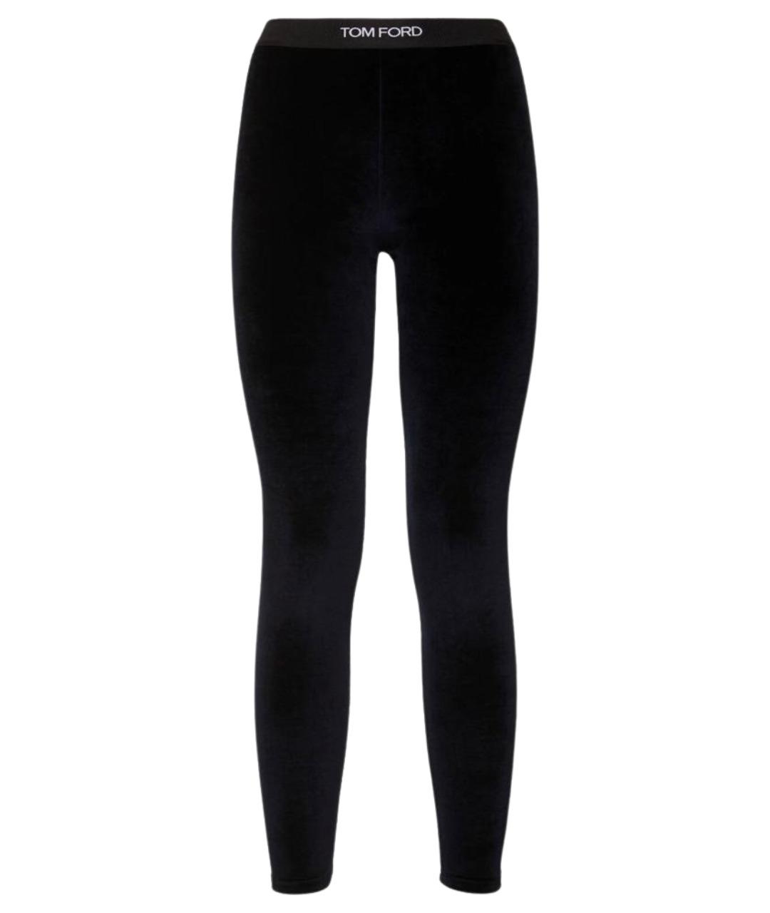 TOM FORD Темно-синие хлопковые леггинсы и велосипедки, фото 1