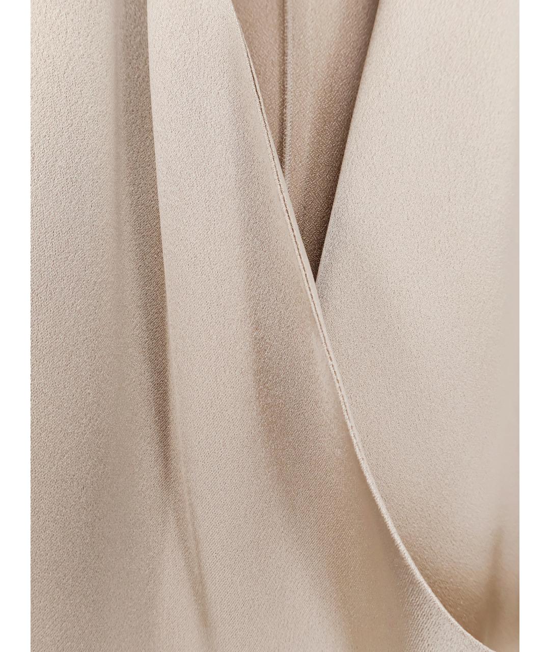 ALYSI Бежевая ацетатная майка, фото 3