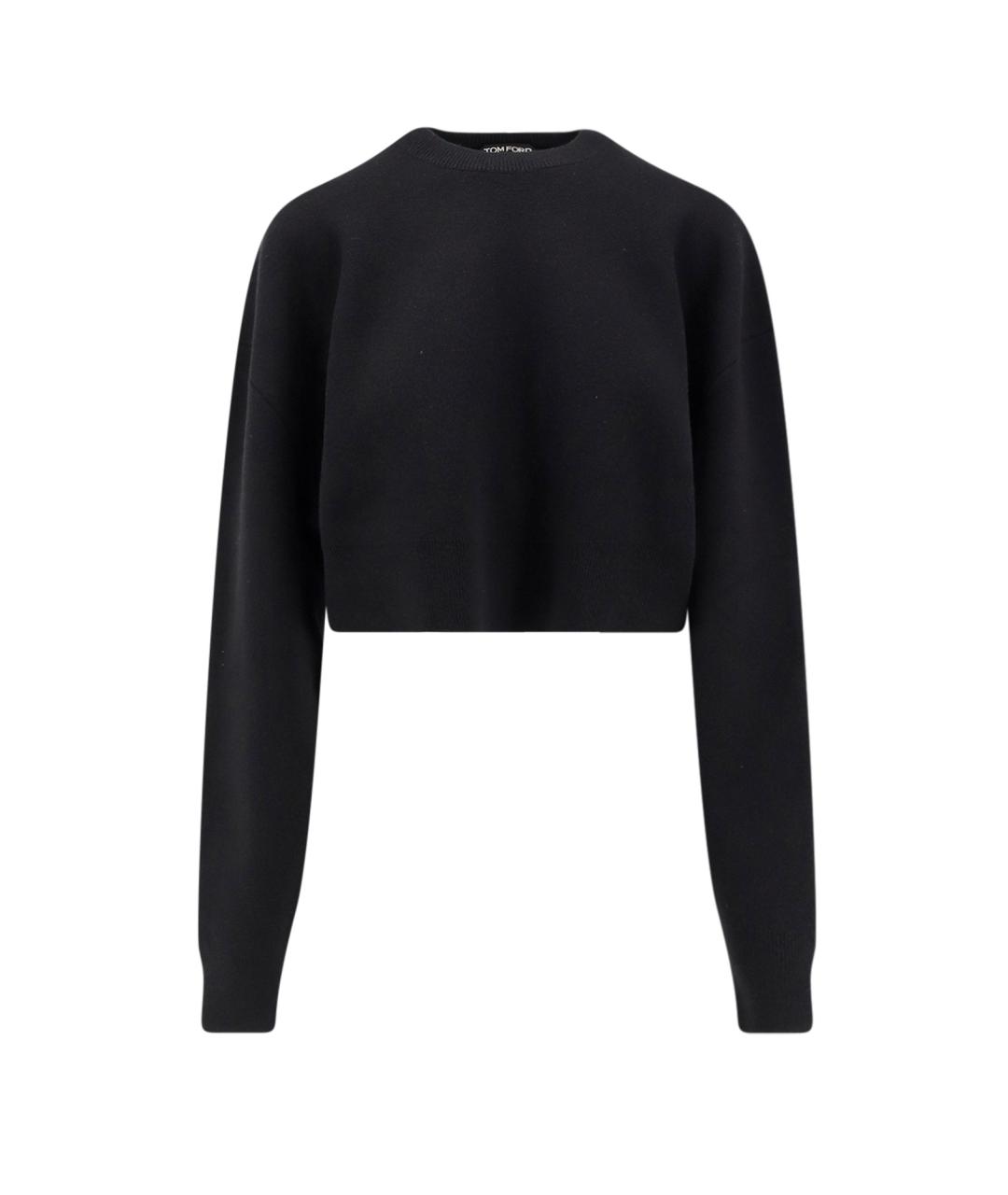 TOM FORD Черный шерстяной джемпер / свитер, фото 1