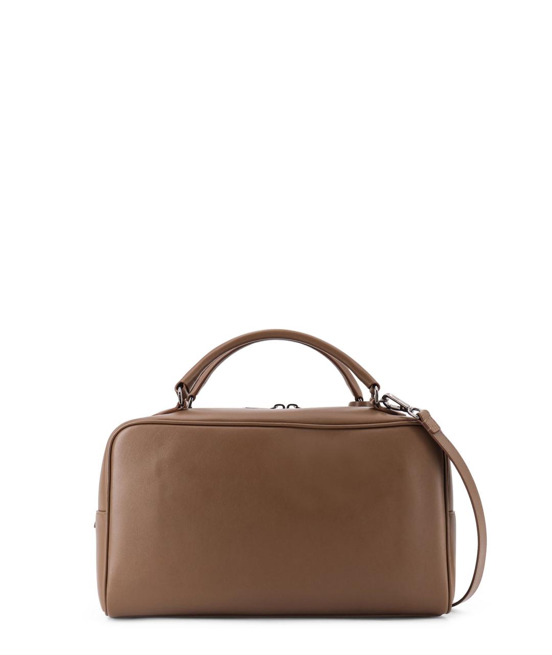 BRUNELLO CUCINELLI Коричневая кожаная сумка тоут, фото 2