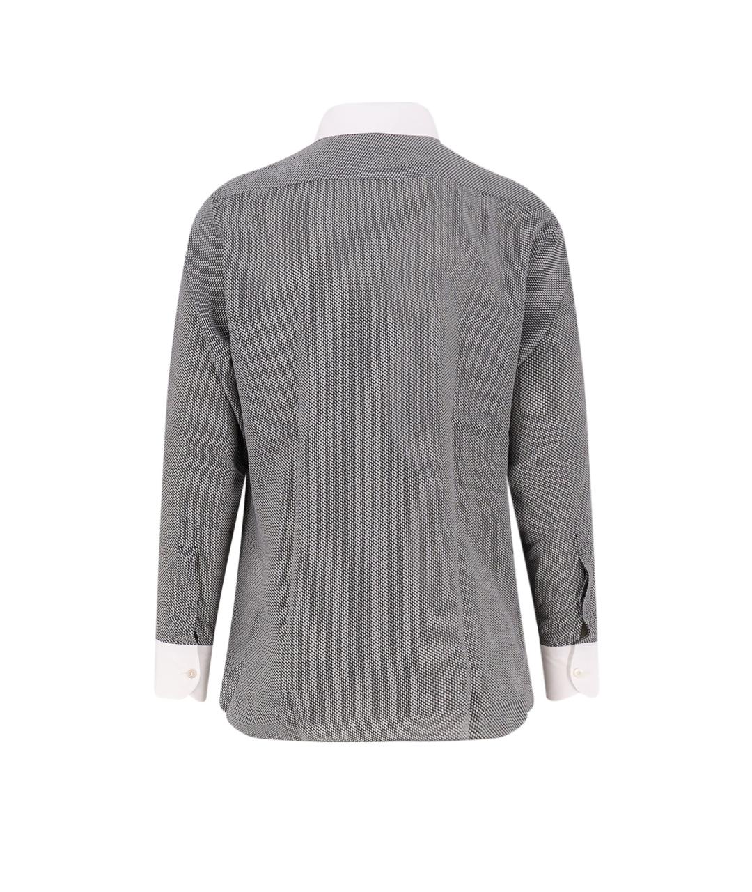 TOM FORD Черная шелковая классическая рубашка, фото 2