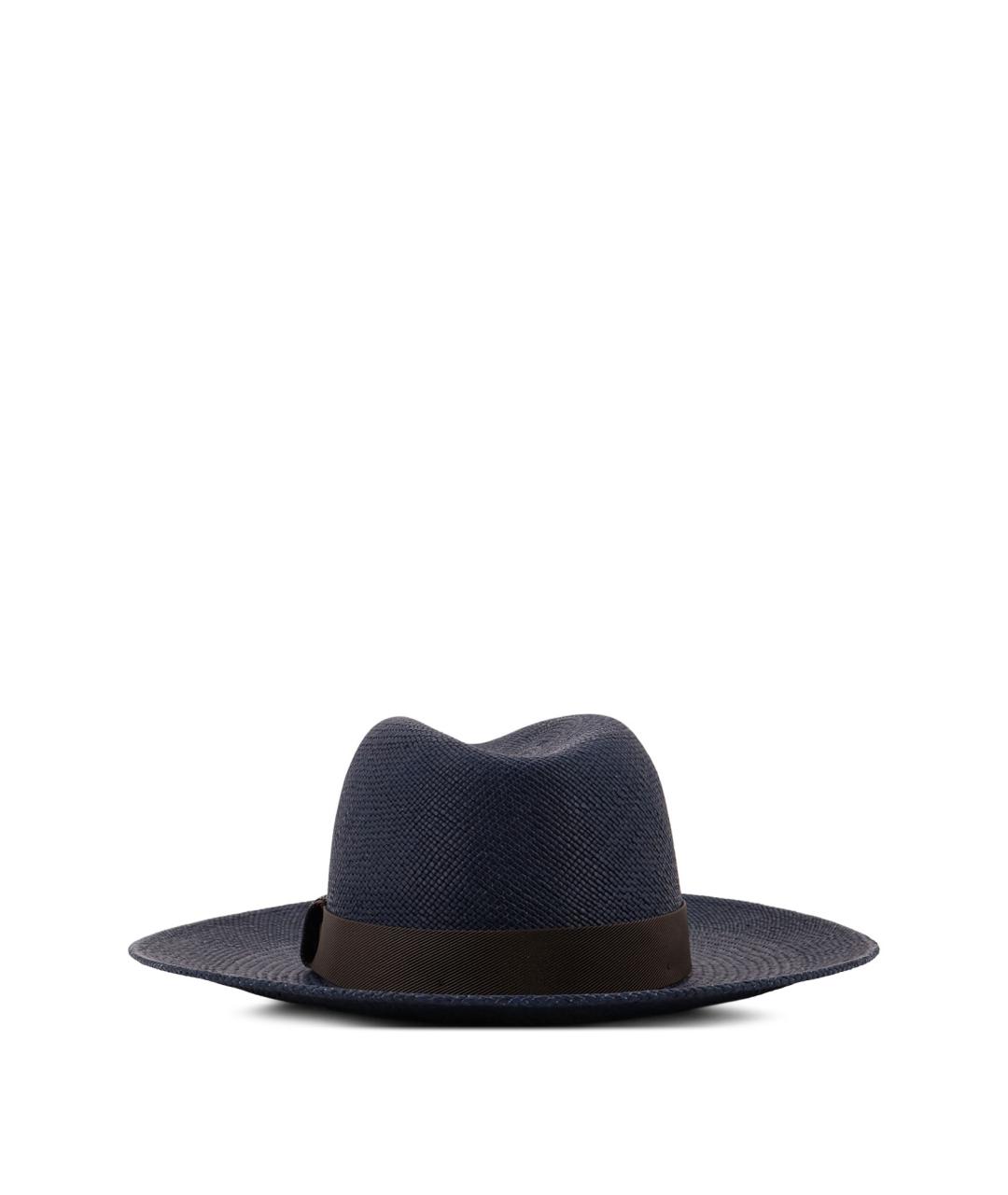 BRUNELLO CUCINELLI Темно-синяя шляпа, фото 3