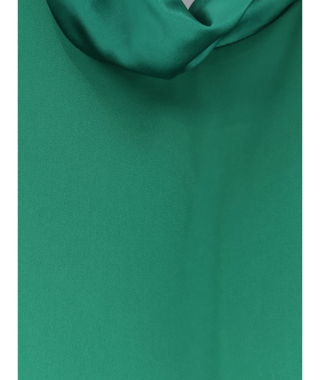 MAX MARA Зеленые ацетатное повседневное платье, фото 3