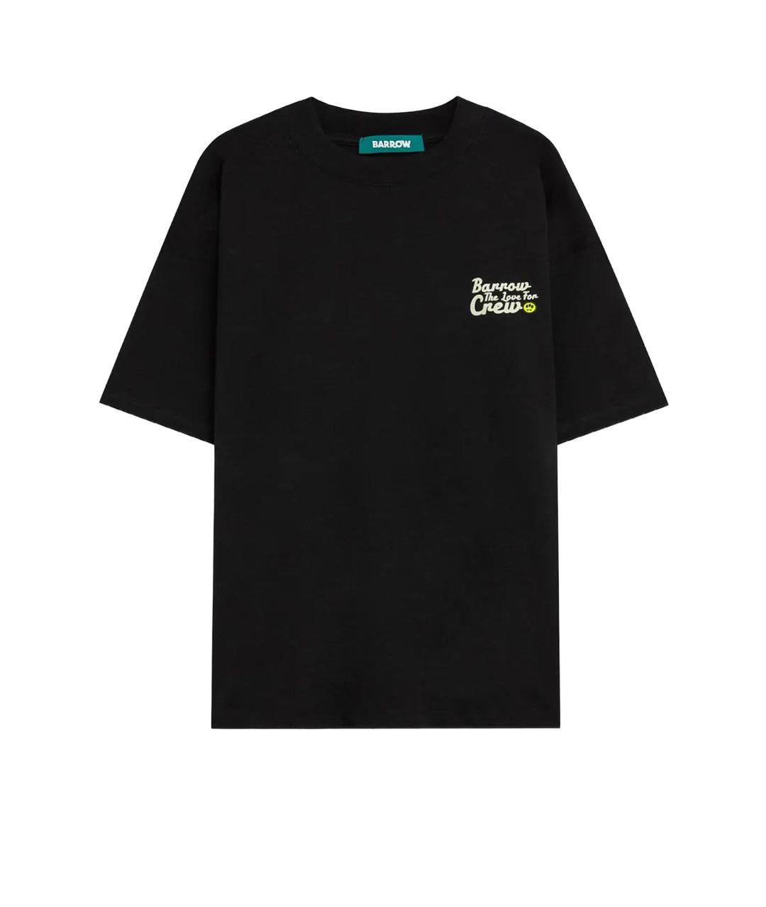 BARROW Черная хлопковая футболка, фото 1