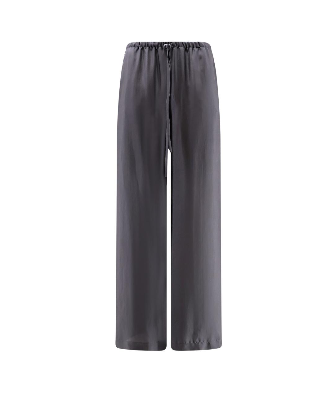 ALYSI Серые прямые брюки, фото 1