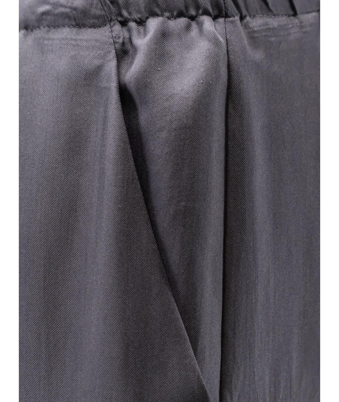 ALYSI Серые прямые брюки, фото 3