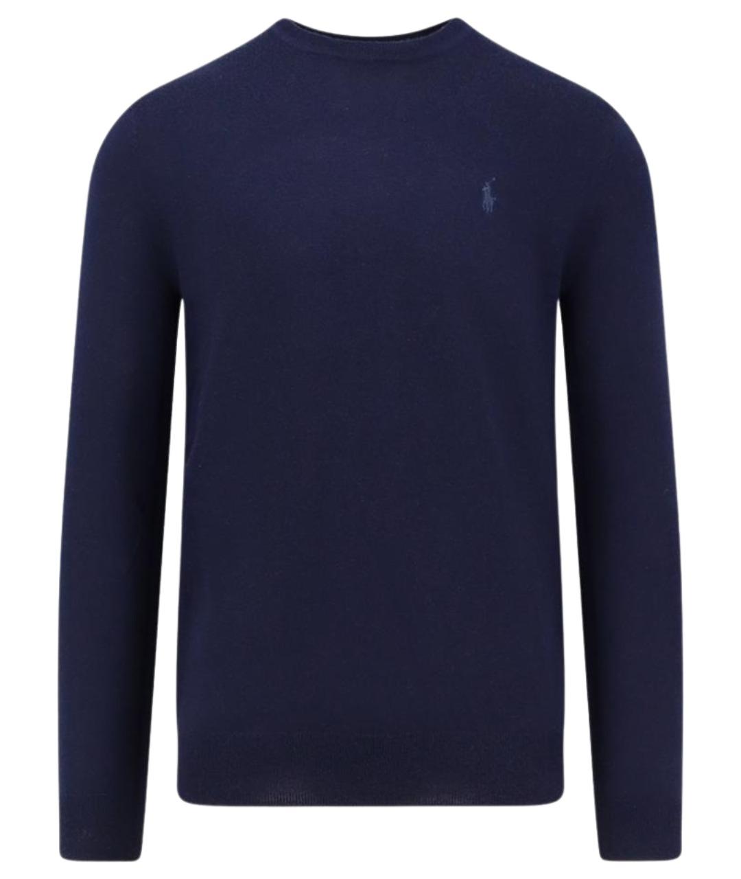 POLO RALPH LAUREN Синий шерстяной джемпер / свитер, фото 1