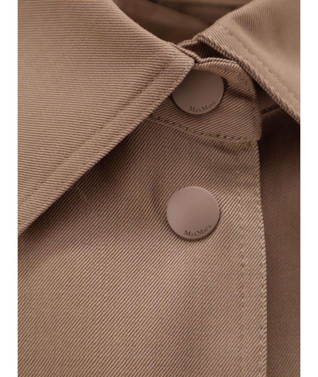 MAX MARA Коричневая шерстяная куртка, фото 3