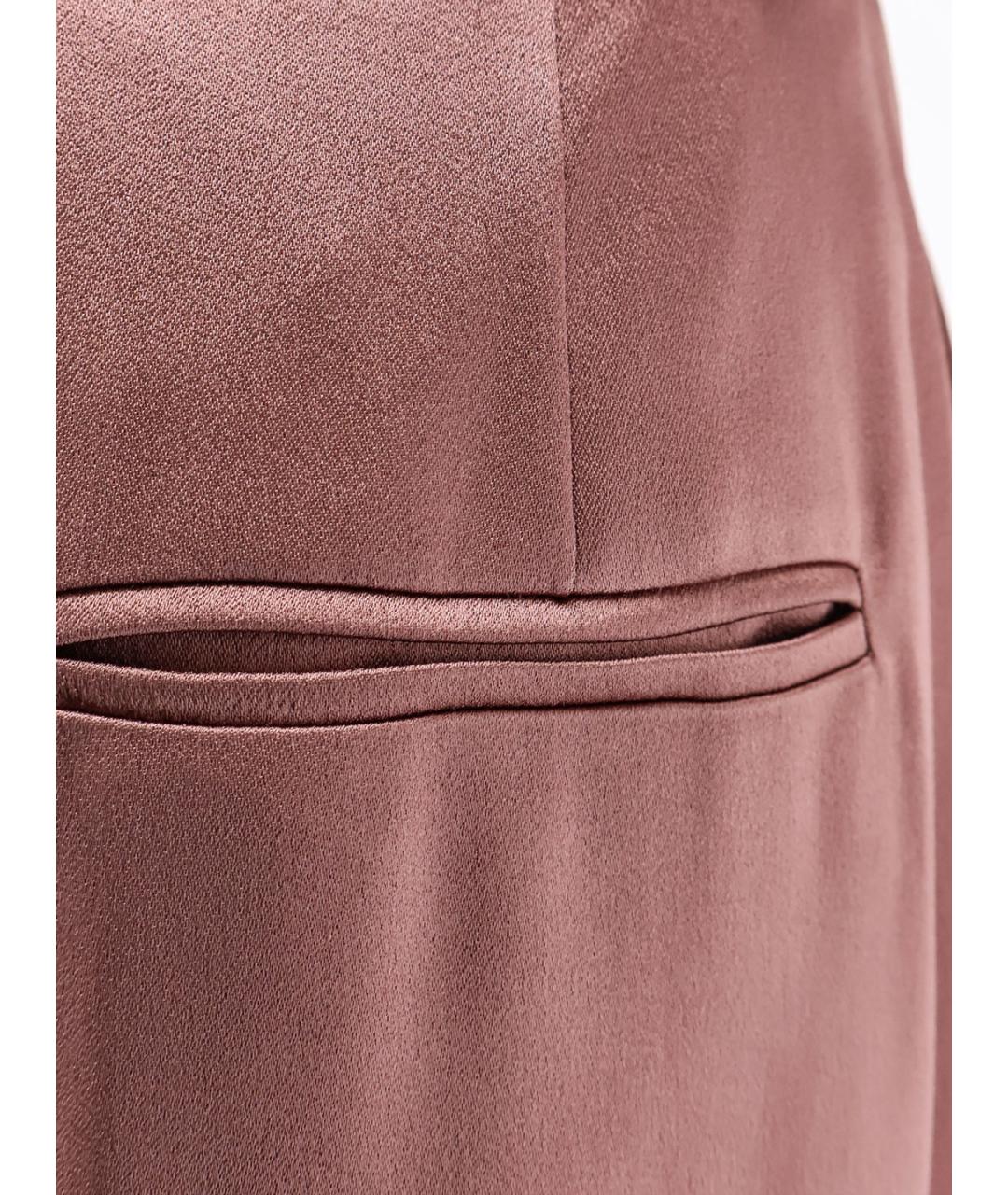 ALYSI Розовые прямые брюки, фото 3