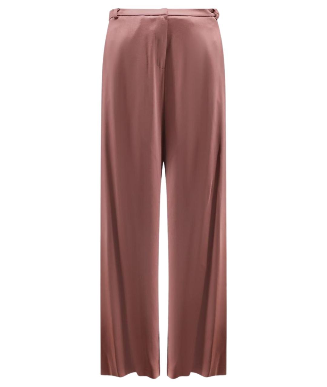 ALYSI Розовые прямые брюки, фото 1