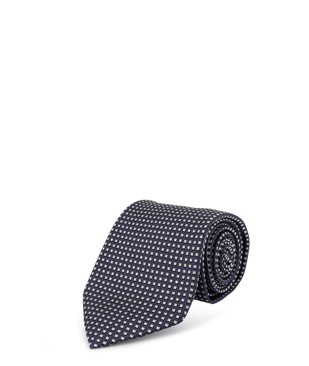 TOM FORD Синий шелковый галстук, фото 2