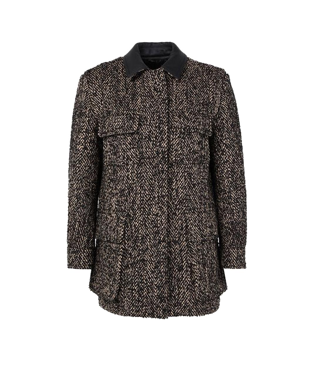 MAX MARA Мульти шерстяное пальто, фото 1