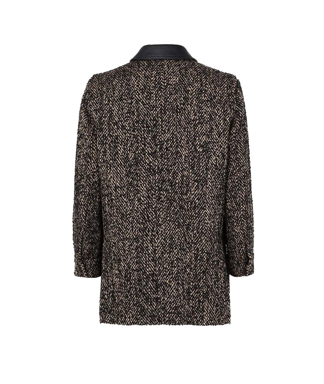 MAX MARA Мульти шерстяное пальто, фото 2