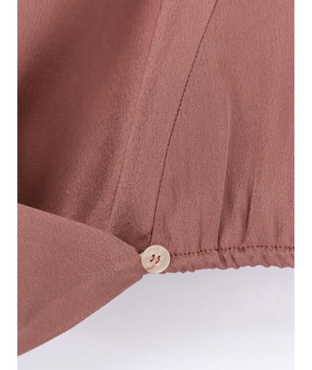 ALYSI Розовая ацетатная футболка, фото 3