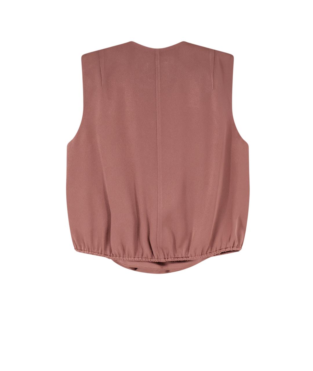 ALYSI Розовая ацетатная футболка, фото 2