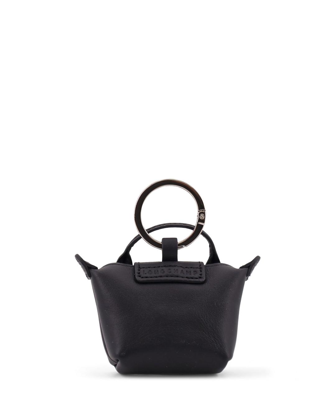 LONGCHAMP Черный брелок, фото 2