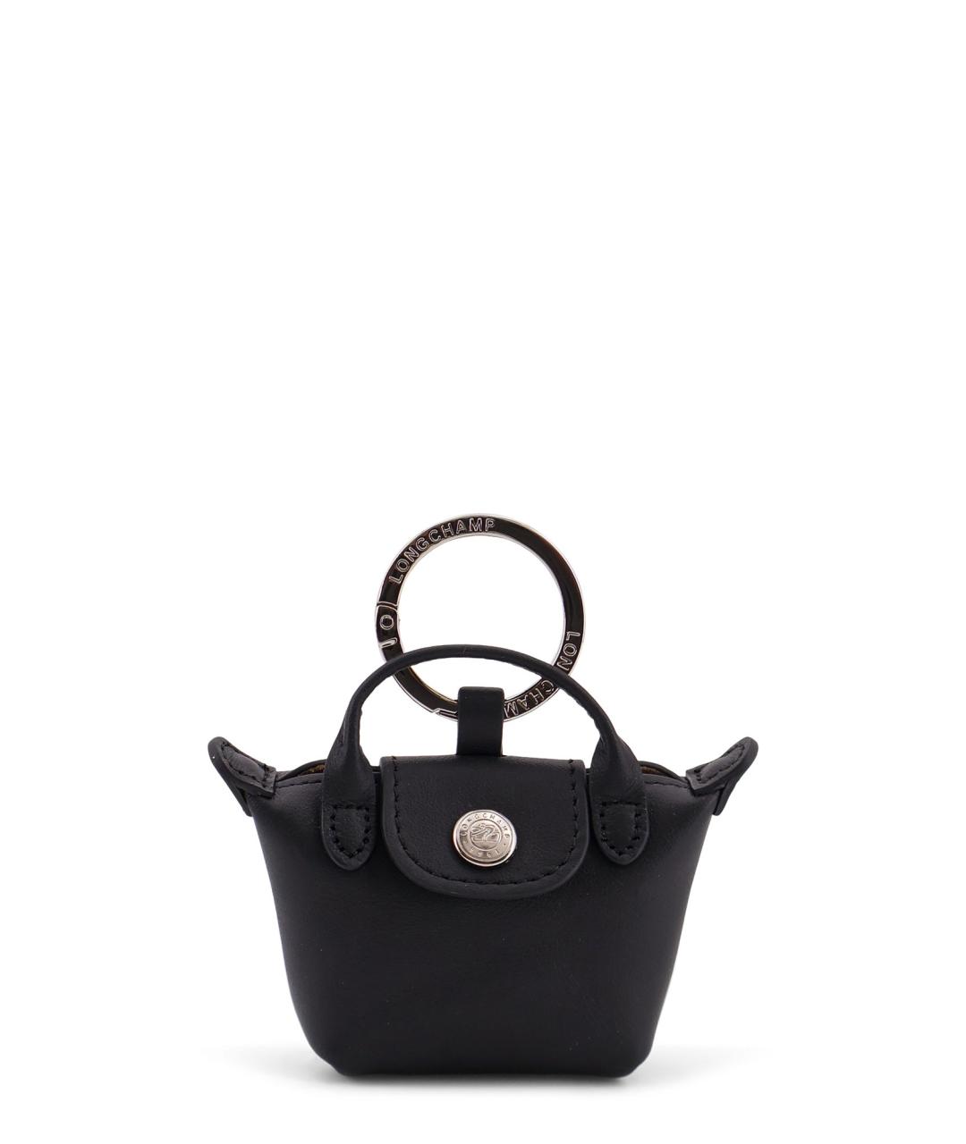 LONGCHAMP Черный брелок, фото 1