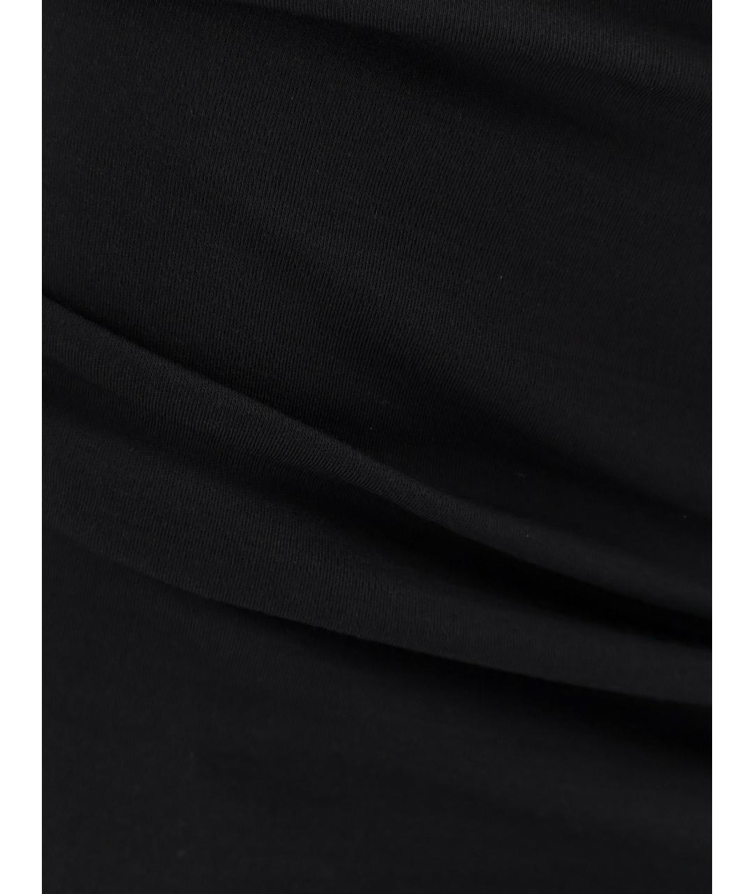 MAX MARA Черное шерстяное повседневное платье, фото 3