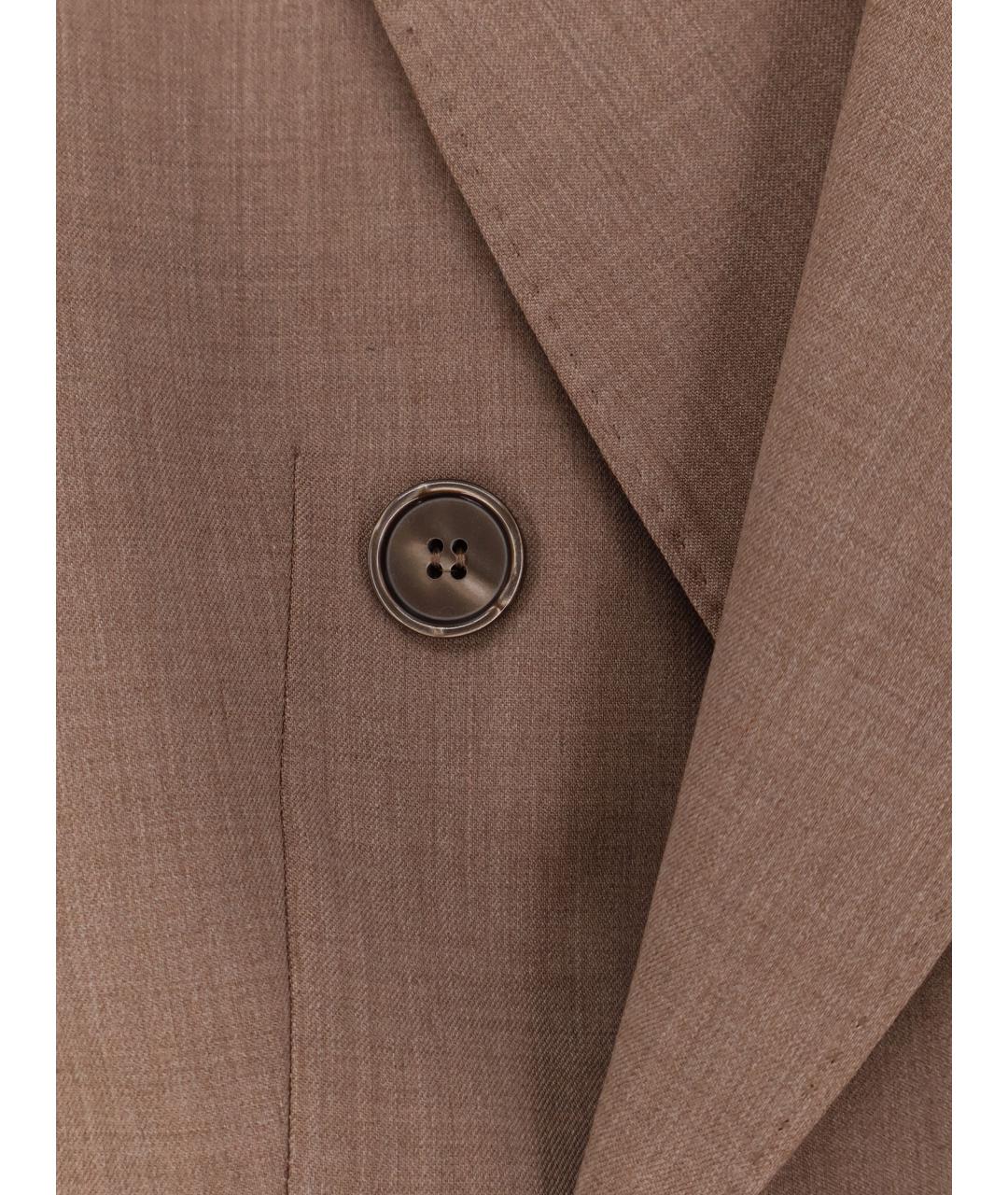 MAX MARA Бежевый жакет/пиджак, фото 3