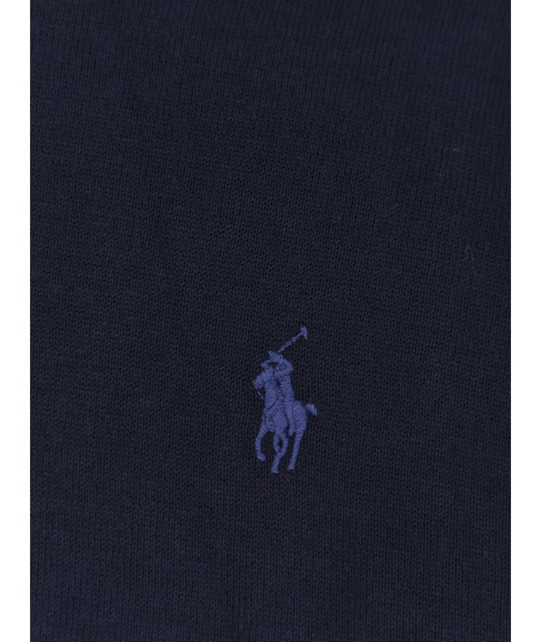 POLO RALPH LAUREN Синий хлопковый джемпер / свитер, фото 3