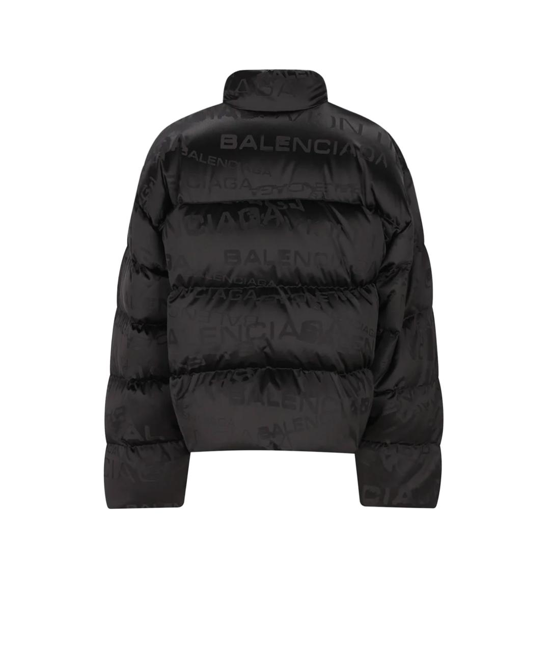 BALENCIAGA Черный полиамидовый пуховик, фото 2