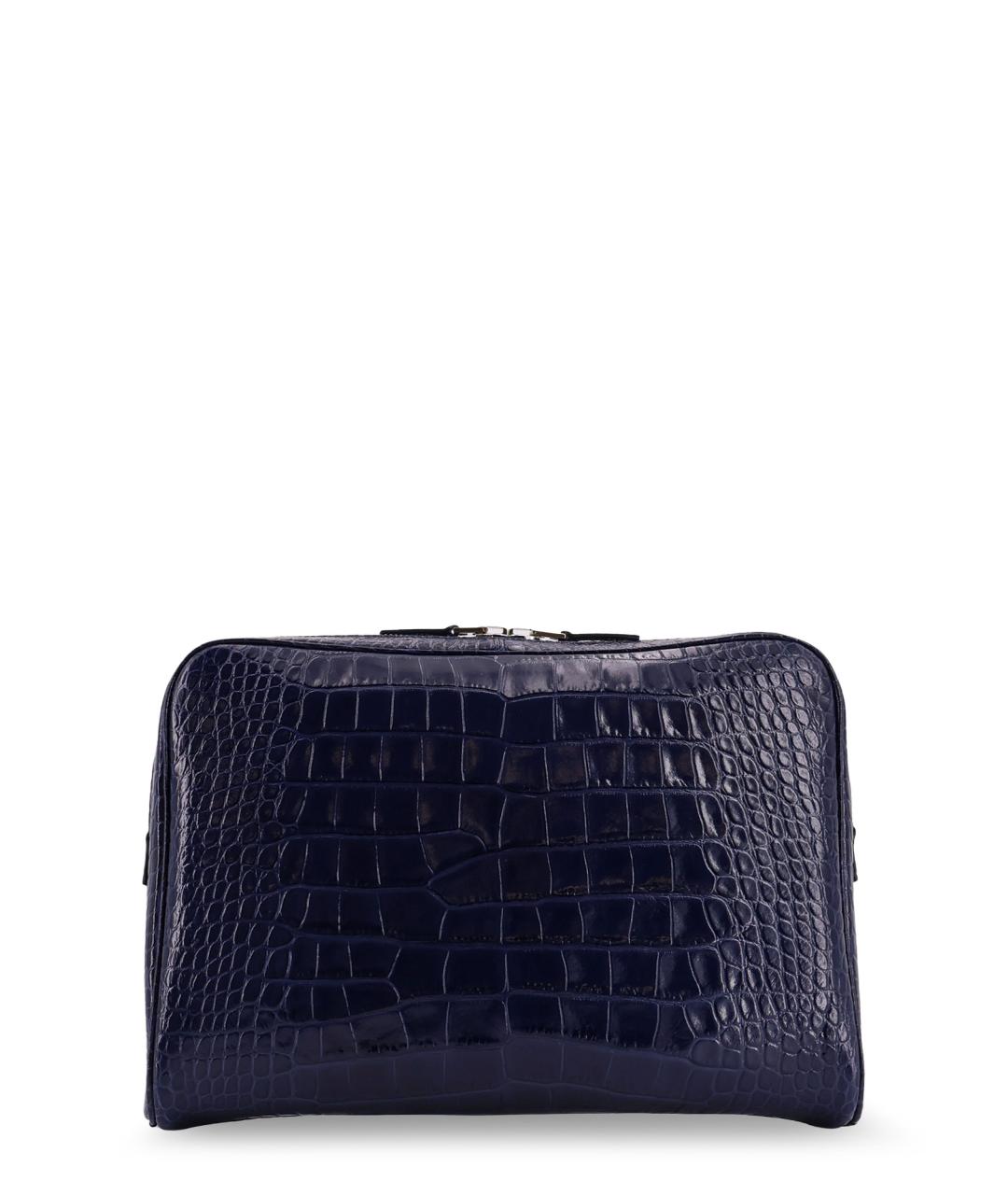 TOM FORD Синяя кожаная барсетка, фото 2