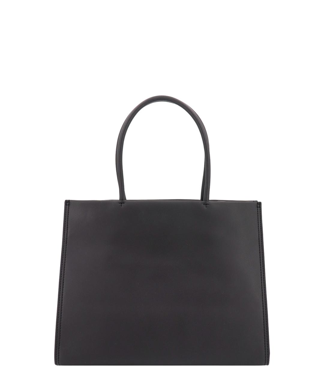 TORY BURCH Черная тканевая сумка тоут, фото 2