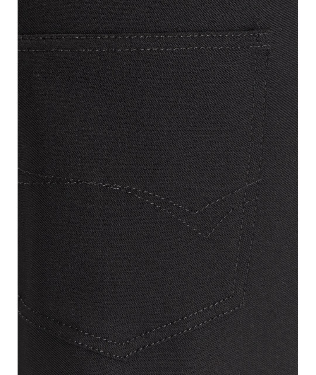 BALENCIAGA Черные шерстяные прямые брюки, фото 3