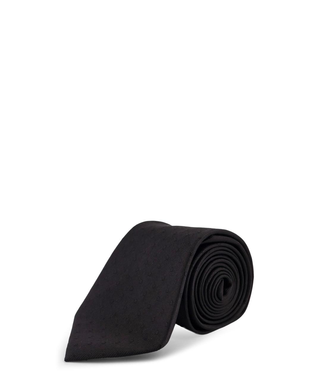 TOM FORD Черный шелковый галстук, фото 2