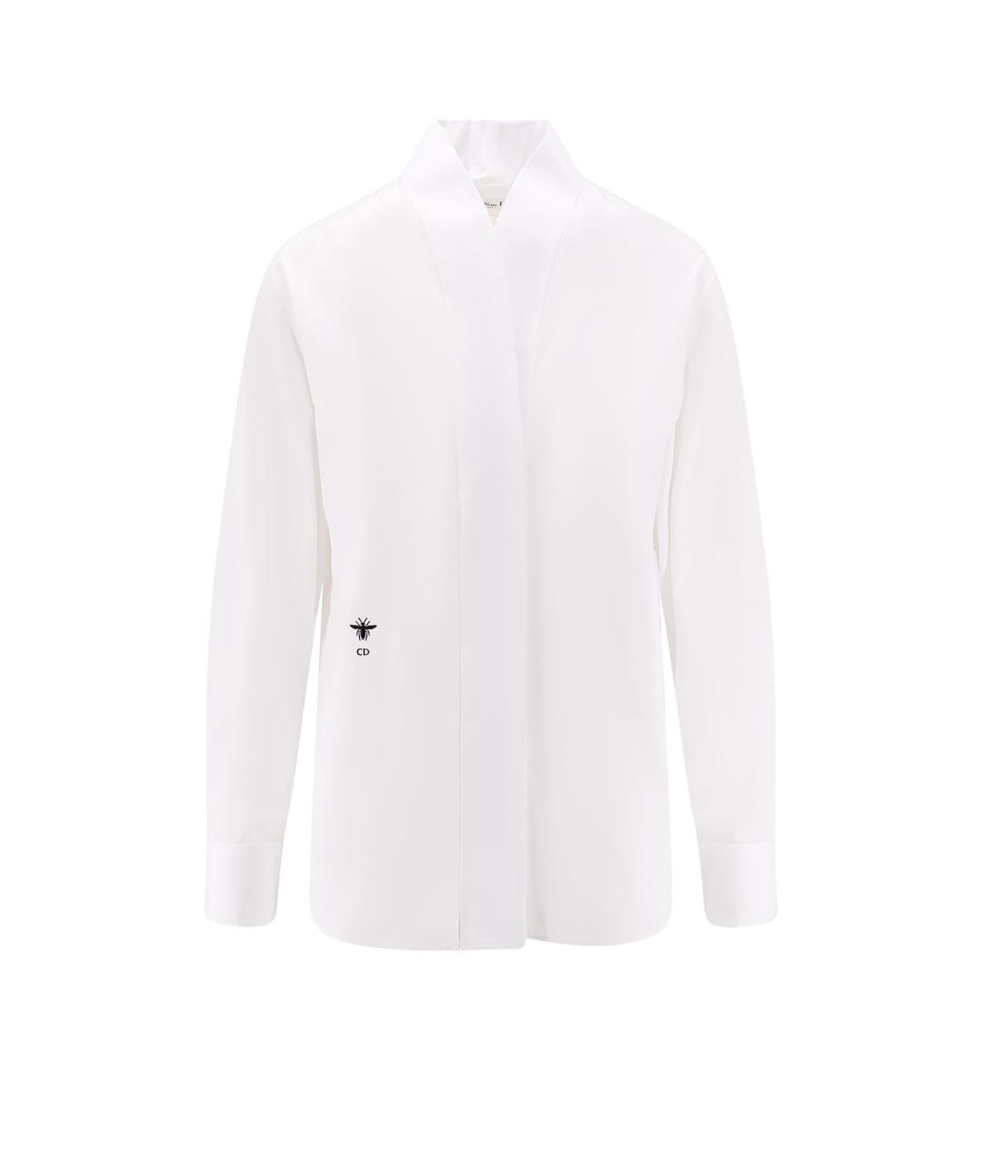 CHRISTIAN DIOR Белая хлопковая рубашка, фото 1