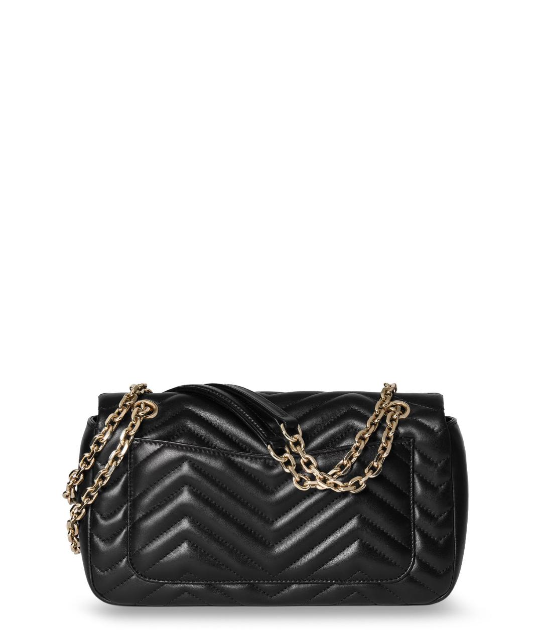 GUCCI Черная кожаная сумка через плечо, фото 2