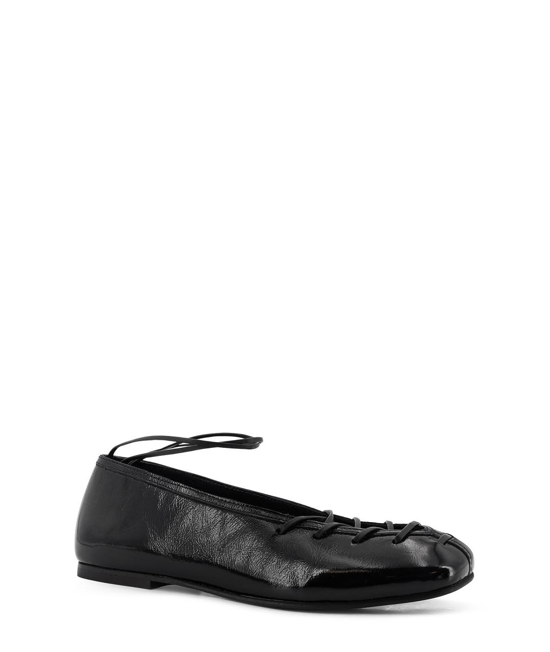 ALOHAS Черные кожаные балетки, фото 2