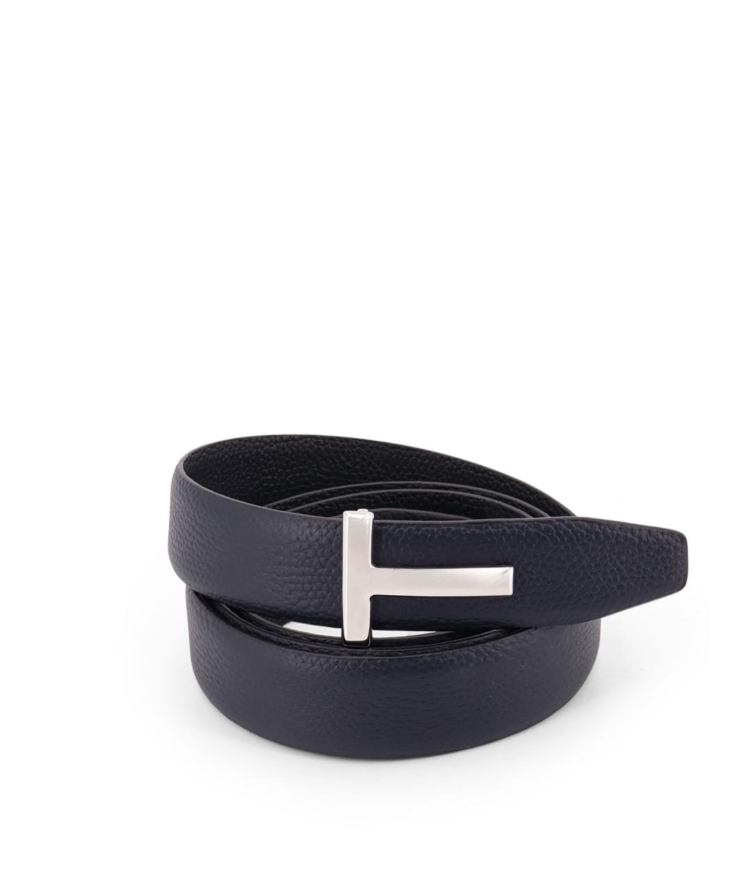 TOM FORD Черный ремень, фото 3