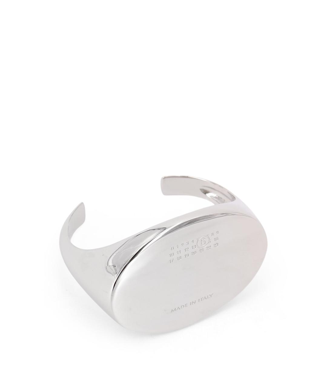 MM6 MAISON MARGIELA Серебрянный латунный браслет, фото 3