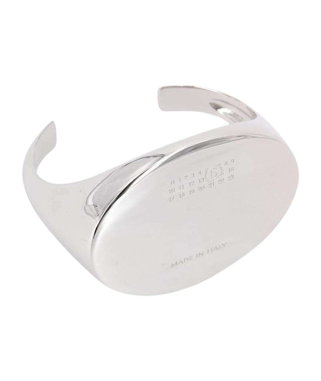 MM6 MAISON MARGIELA Серебрянный латунный браслет, фото 1