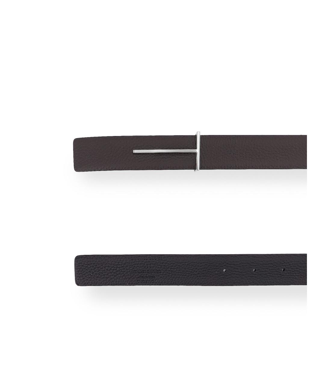 TOM FORD Коричневый кожаный ремень, фото 2