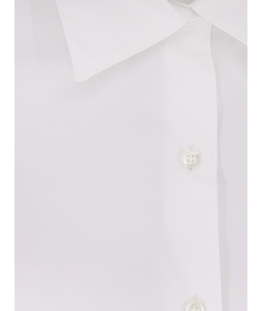 ASPESI Белая хлопковая рубашка, фото 3