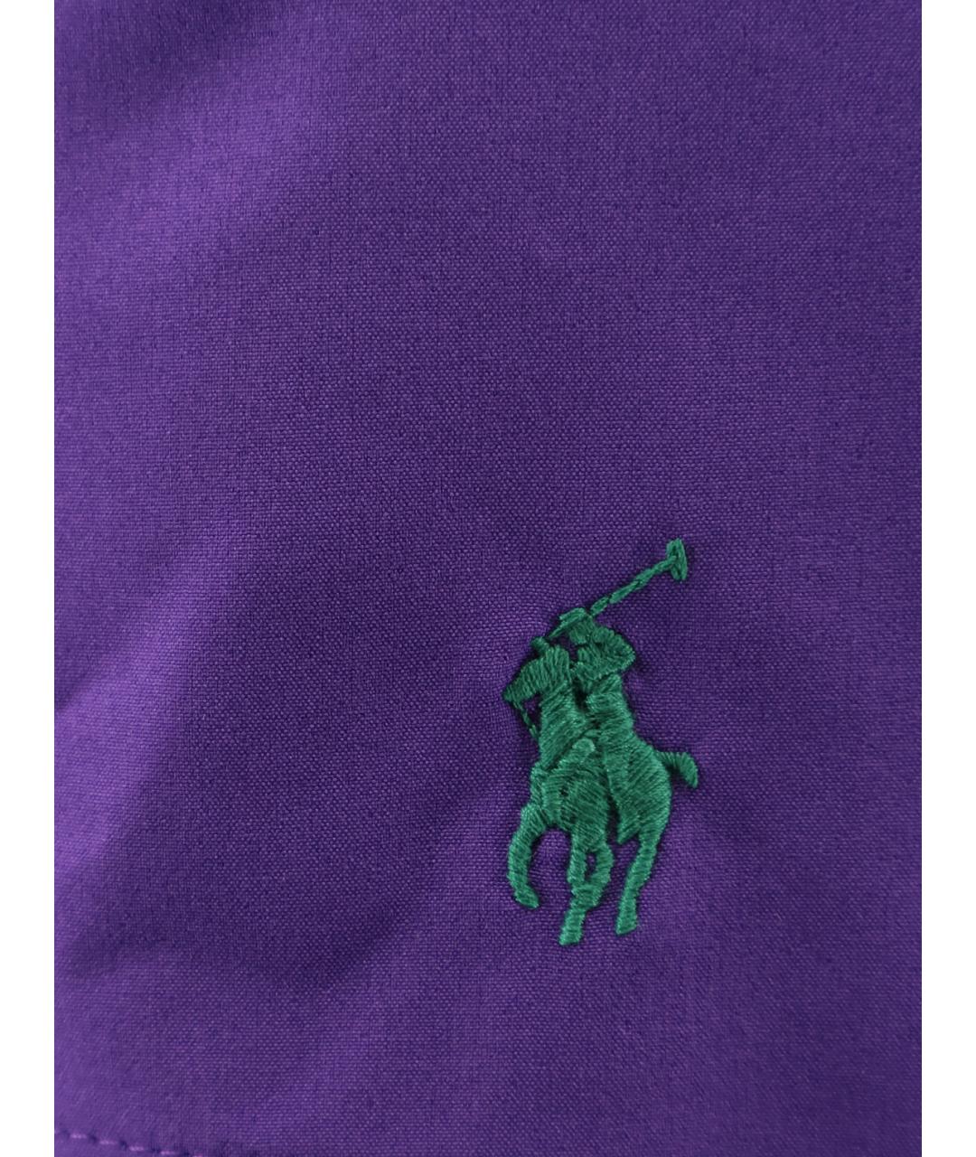 POLO RALPH LAUREN Фиолетовые полиамидовые шорты, фото 3