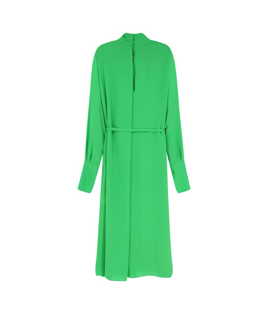 TOM FORD Зеленые шелковое коктейльное платье, фото 2