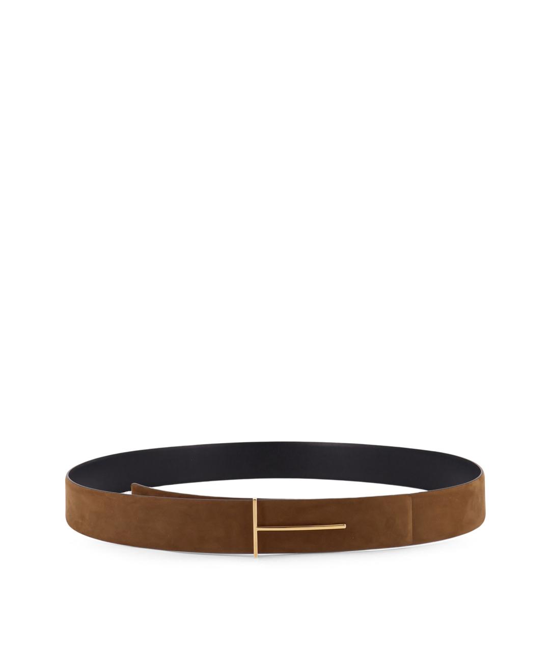 TOM FORD Коричневый замшевый ремень, фото 1